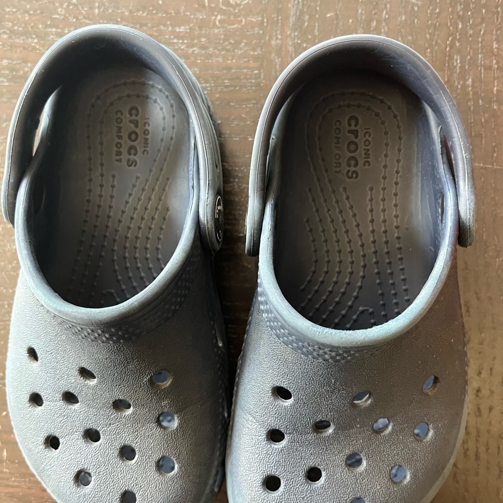 Crocs Kids Classic Gray Clogs